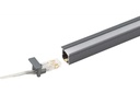 LAMP LED "TREND H1" 24 V. 10 W./M.L. BL. CALIDO 2700º K L2900 MM. NEGRO