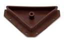 ESCUADRA TRAPECIO H16 MM. MARRON