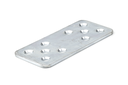 PLACA PLETINA 90X40X2,5 MM. A/10 FORATS CINCAT
