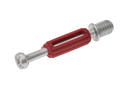 PERNO PLASTIC/GIRO B34 M-6 P/EXCENTRICA D.15 MM. CINCADO NEGRO