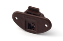 CUERPO SUPERIOR D.30 MM. C/ALETAS P/SISTEMA PUERTAS INTERNAS DOORS MARRON