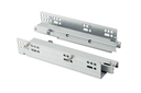 GUIA CORREDERA OCULTA EXTR. TOTAL C/AMORTIGUACION P/COS 16 METAL TOP L400 MM. M/D 8X11 MM. (JGO.)
