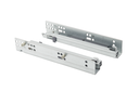 GUIA CORREDERA OCULTA EXTR. PARCIAL PUSH P/COS 16 METAL TOP L400 MM. M/D 8X11 MM. (JGO.)