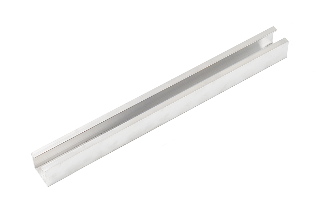 GUIA SUPERIOR 1080 ALUMINIO (EN 6.000 MM.) P/SISTEMA PUERTAS PLEGABLES UT