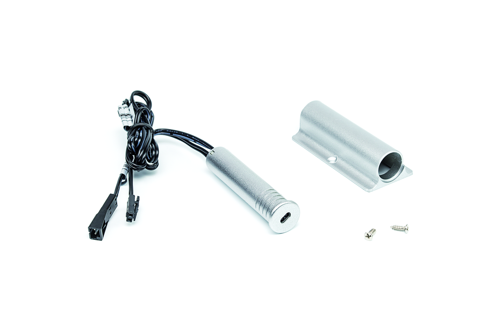 SENSOR LED "CONTACT" 12 V. C/CABLE 2000 MM. (2 PIEZAS) PLASTICO ALUMINIO