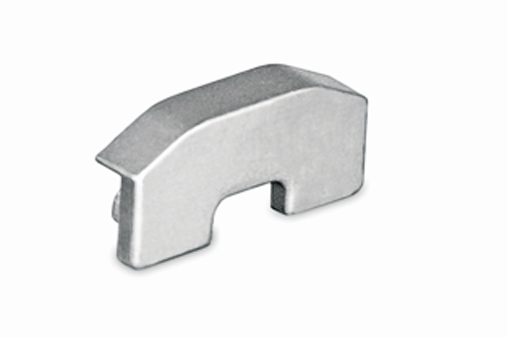 TERMINAL P/PERFIL "OMEGA" C/AGUJERO PVC ALUMINIO SD