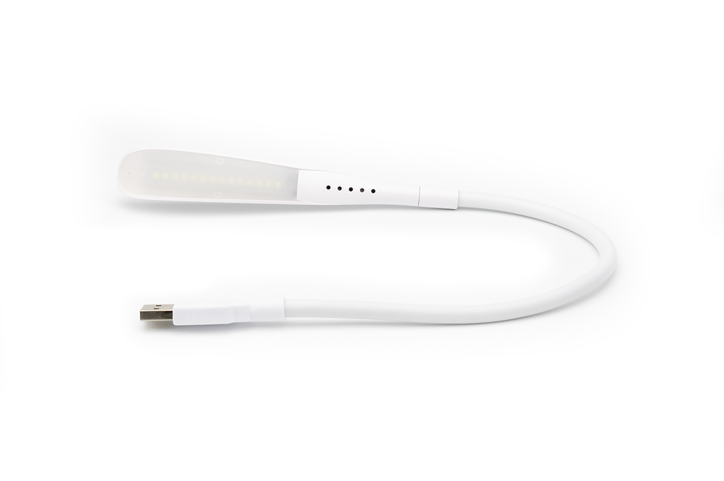 LAMP LED "LILI" USB FRIO PLASTICO BLANCO BLANCO