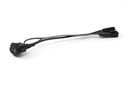 INTERRUPTOR "MINI" D.15 MM. A/2 CABLES L10 MM. A/PLUGS MASCLE/FEMELLA NEGRE SD