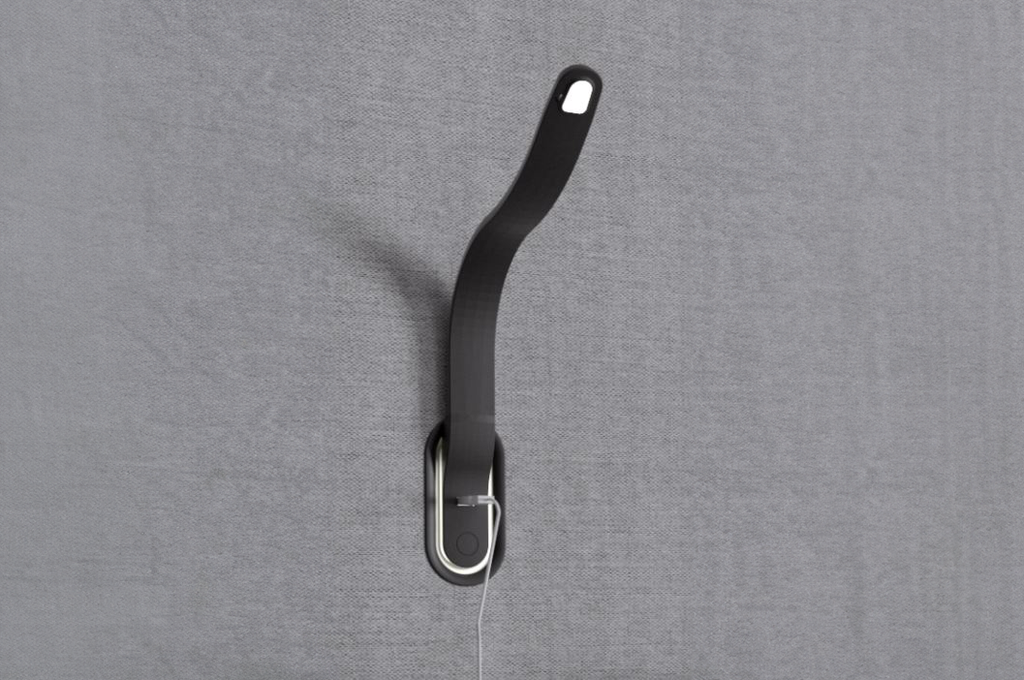 LAMP LED "SILKA COM" FIJACION FRONTAL C/USB 5 V. TOUCH C/CABLE L2000 MM. BL. NAT. 1,2 W. NEGRO SD