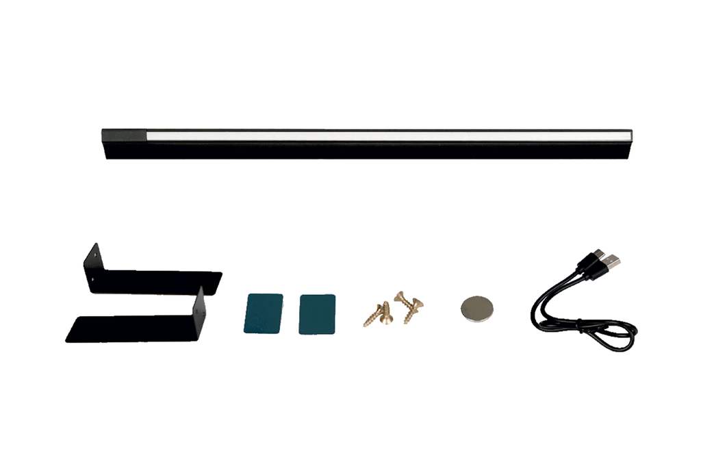 LAMP LED "MAGNETA" 450 MM. 1,5 W. BATERIA BLANC CALID NEGRE SD