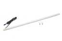 LAMPADA LED "10X10" A/ADH. 4,8 W./M.L. BL. FRED CABLE POSTERIOR 2000 MM. BLANC MATE L0450 MM. SD