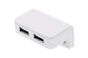 CARGADOR USB SUPERFICIE 50X28 MM. 12 V. C/CABLE L150 MM. BLANCO -292-