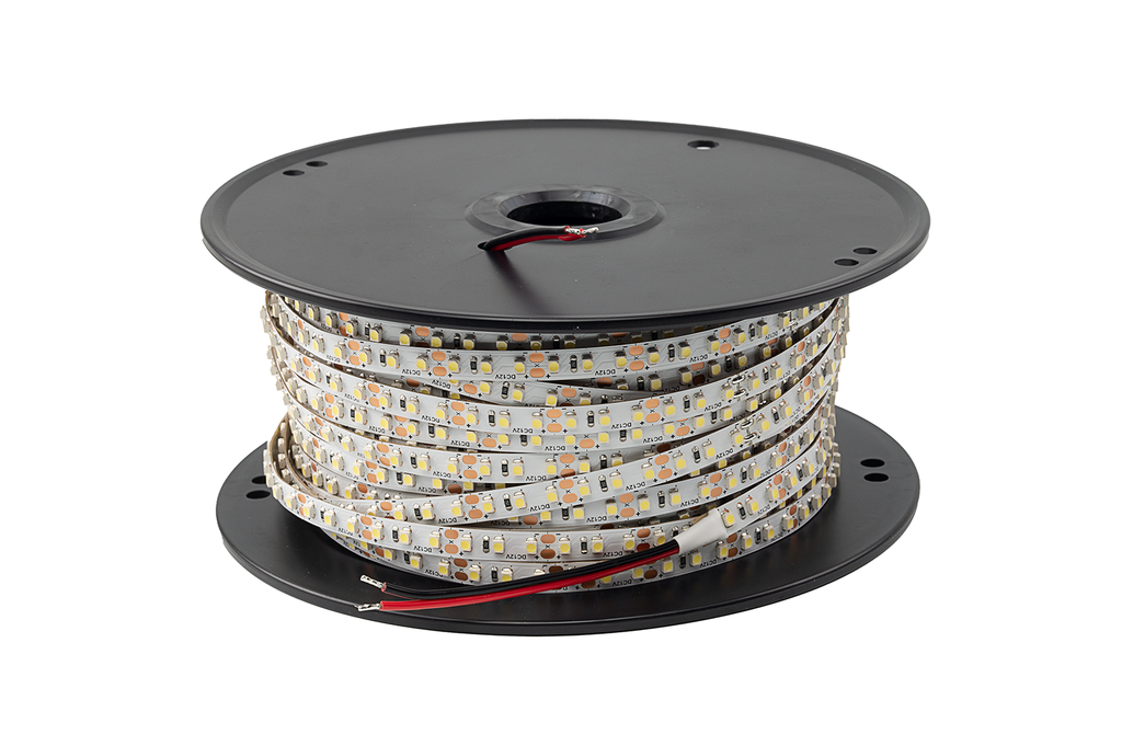 ROLLO LED 50 M.L. 35X28 9,6 W./M.L. S/SILICONA C/CABLE 100 MM.(DOS LADOS) SM BLANCO FRIO