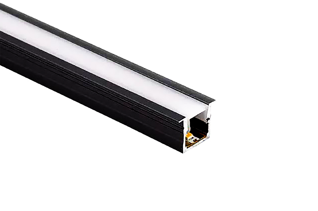 LAMP LED "TREND H1" 24 V. 10 W./M.L. BL. CALIDO 2700º K L2900 MM. NEGRO
