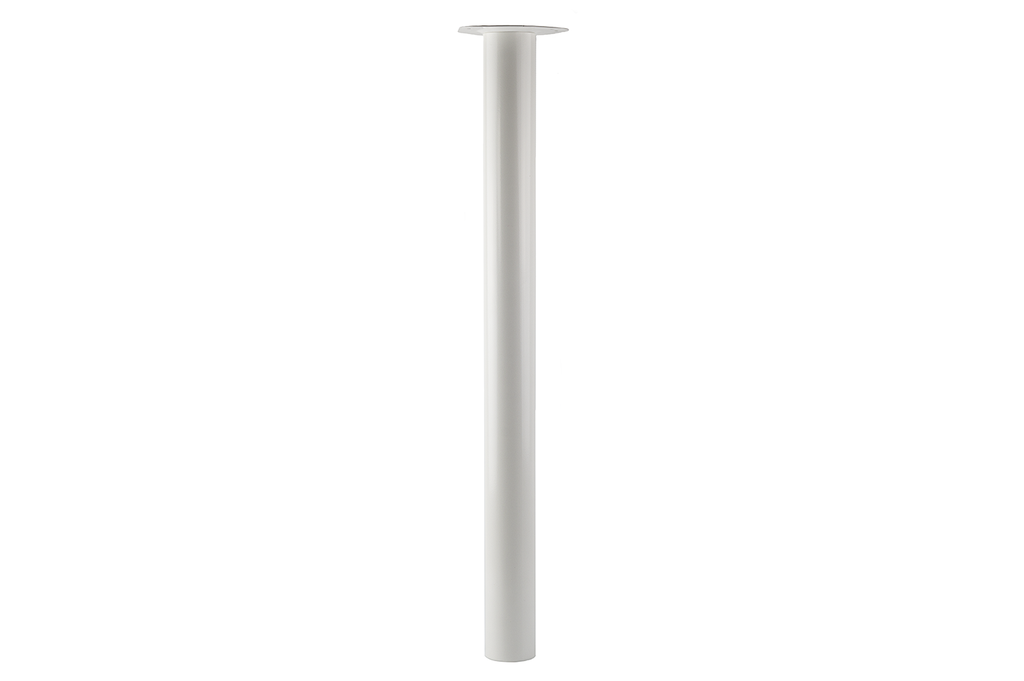 PATA MESA D.60X735 MM. S/BASE REGULABLE BLANCO