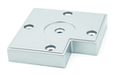 PATA MODULO-7 80X80 MM. H15 MM. PLATA MATE SD