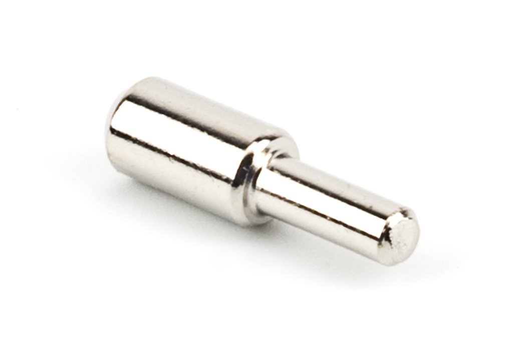 SOPORTE ESTANTE P/MADERA S/SUJECION CILINDRICO D.3/5 MM. NIQUELADO