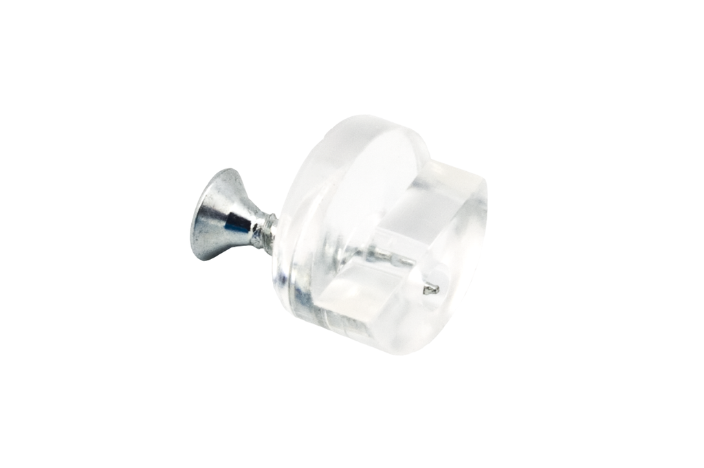 SUPORT PENJADOR P/MIRALL UNGLA 5 MM. A/CARGOL TRANSPARENT SD