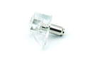 SUPORT PRESTATGE P/FUSTA S/SUBJECCIO SAFETY D.5 MM. TRANSPARENT
