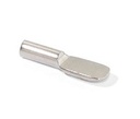 SOPORTE ESTANTE P/MADERA S/SUJECION CHAFLAN ACERO D.3 MM. NIQUELADO SD