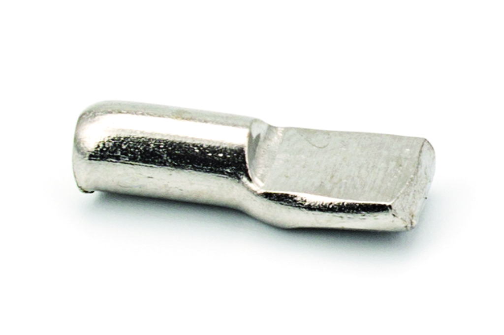 SOPORTE ESTANTE P/MADERA S/SUJECION CHAFLAN ACERO D.5 MM. NIQUELADO