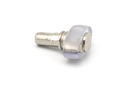 SOPORTE ESTANTE P/CRISTAL S/SUJECION D.5 MM. BASE GOMA SAN REMO NIQUELADO SD