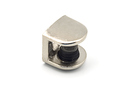 SUPORT PRESTATGE P/VIDRE A/SUBJECCIO CLIP ZAMAK S U.9 M/T NIQUELAT