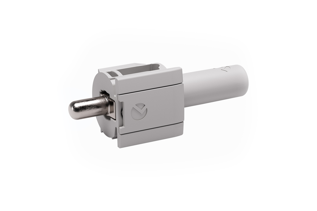 SUPORT PRESTATGE P/FUSTA A/SUBJECCIO KINTAI D.5 MM. NIQUELAT GRIS SD