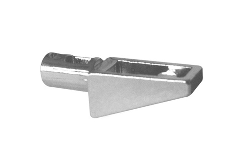 SOPORTE ESTANTE P/MADERA S/SUJECION PALETA D.5 MM.  NIQUELADO