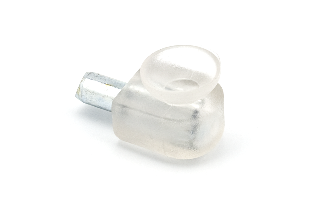 SUPORT PRESTATGE P/VIDRE A/SUBJECCIO VENTOSA D.5 MM. NYLON TRANSPARENT