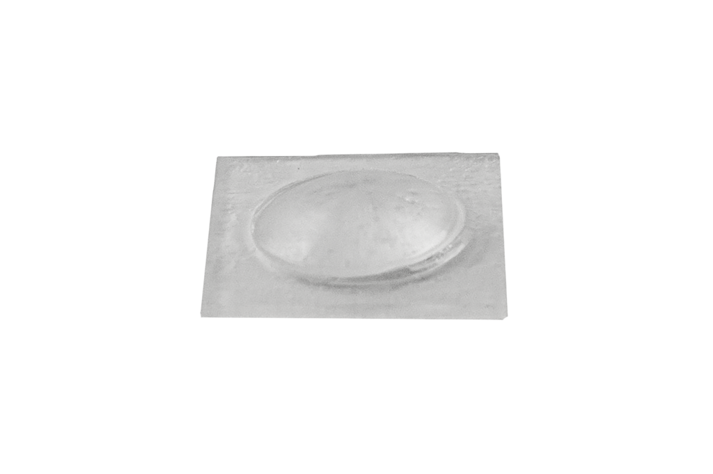 LAGRIMA ADHESIVA D.10XH3 MM. TRANSPARENTE (EN LAMINAS DE 50 U.)