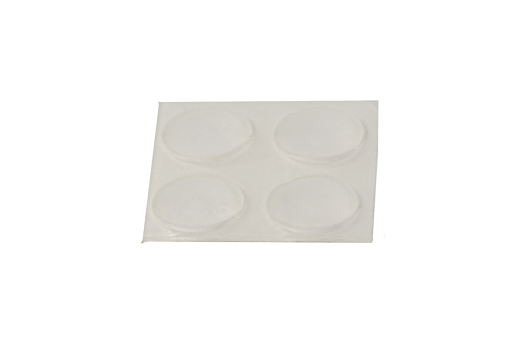 LAMINA DE 4 U. DE LAGRIMAS ADHESIVAS D.10XH3 MM. TRANSPARENTE