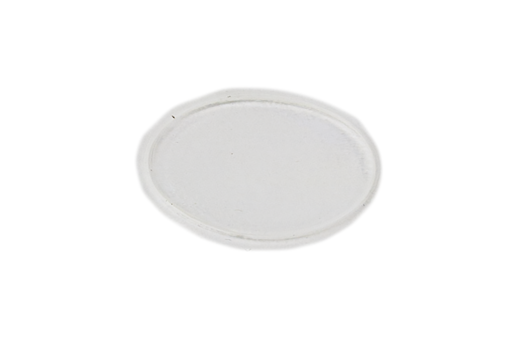 LAGRIMA ADHESIVA D.18XH1 MM. TRANSPARENTE (EN LAMINAS DE 36 U.)