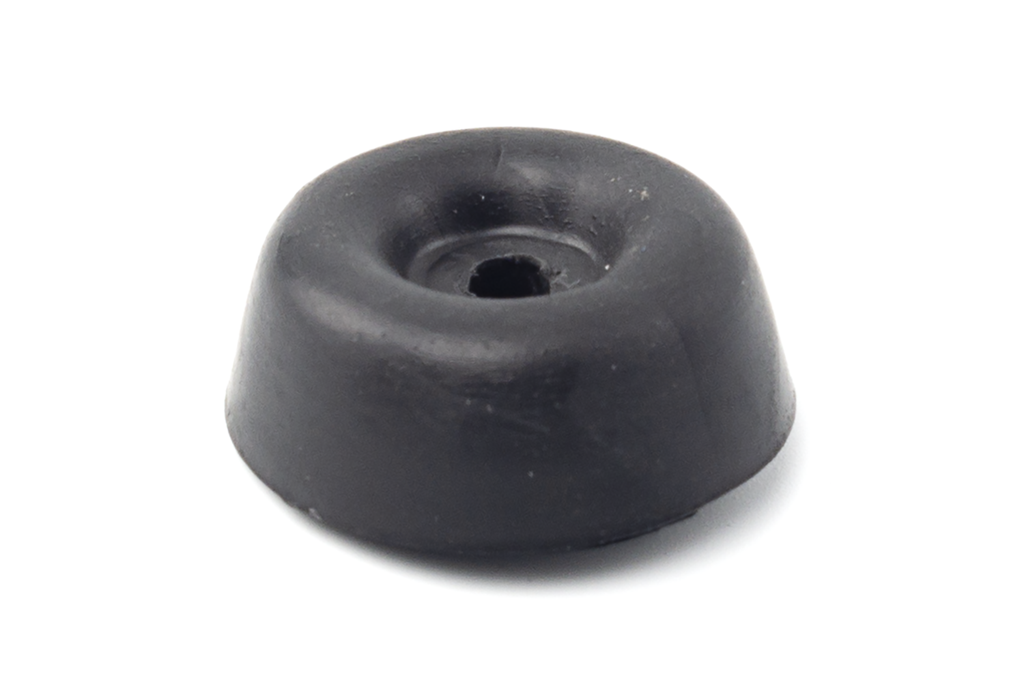 TACO GOMA 22X9 MM. NEGRO