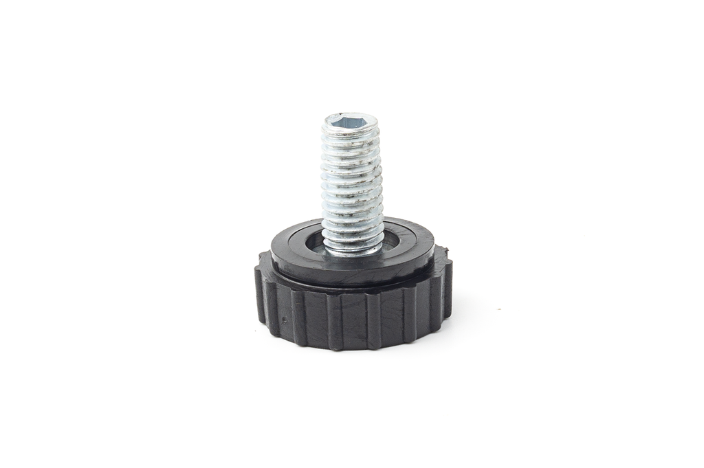 NIVELADOR C/BASE D.25XH9 MM. M-8X16 MM. L 25MM. ALLEN 4 CINCADO/NEGRO