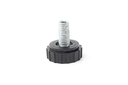 NIVELADOR C/BASE D.25XH9 MM. M-8X16 MM. L 25MM. ALLEN 4 CINCADO/NEGRO