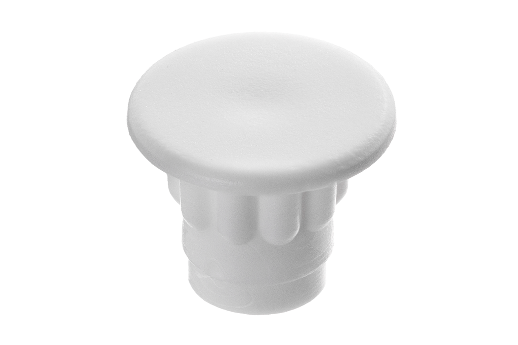 TAPON D.5 MM. ESTRIADO BLANCO