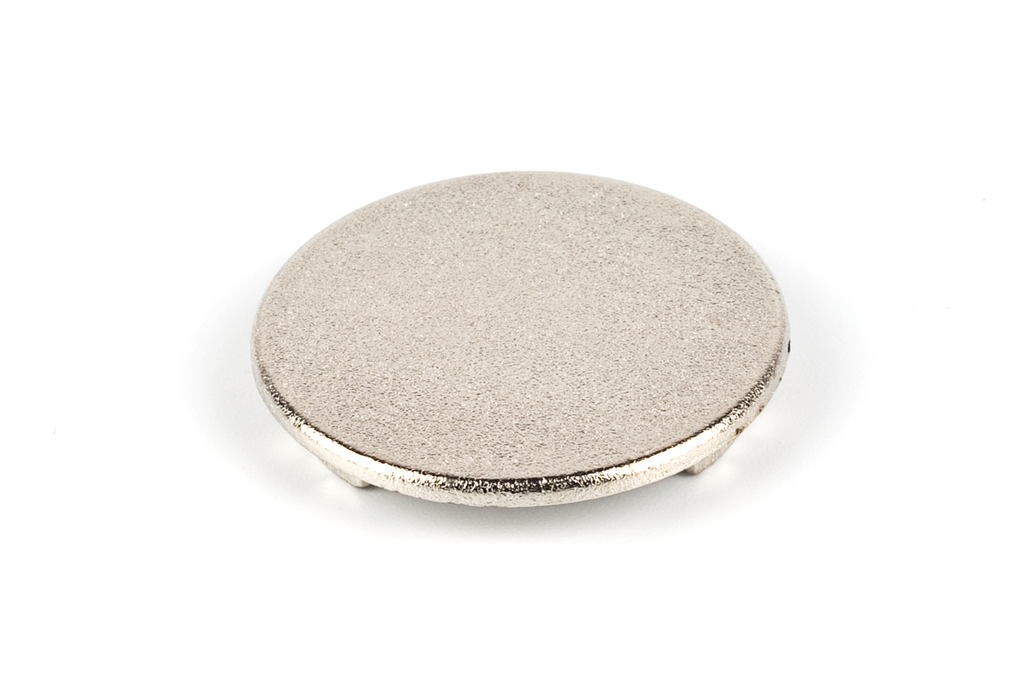 TAPON D.25 MM. ZAMAK NIQUELADO