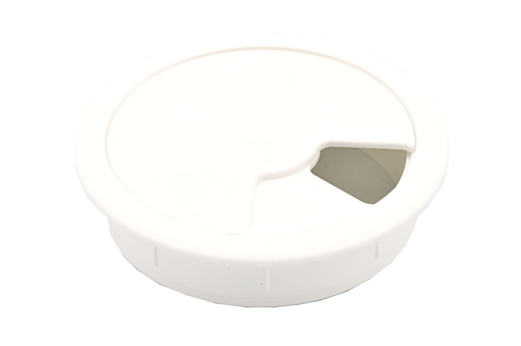 PASACABLES REDONDO "LUB" D.60 H16 MM. BLANCO