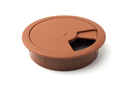 PASACABLES REDONDO "LUB" D.60 H16 MM. MARRON SD