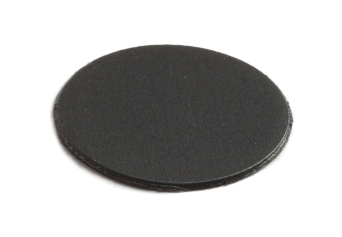 TAPON ADHESIVO D.20 MM. NEGRO LISO 657