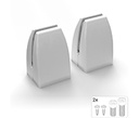 SUJECION SUPERFICIE P/PANEL AKUSTIX SOLIDO T BLANCO MATE (JGO. 2 UDS.)