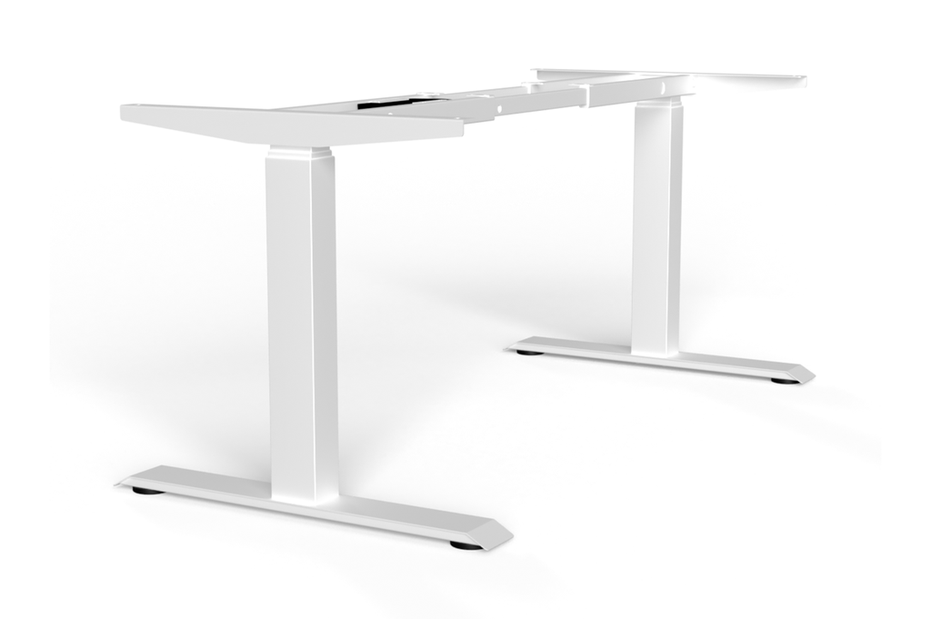 ESTRUCTURA MESA REG. ELEC. E-MORE 2M3S P/120 KG. (610-1270 MM.) BLANCO RAL9010 SD