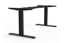 ESTRUCTURA TAULA REG. ELEC. E-MORE 2M3S P/120 KG. (610-1270 MM.) NEGRE RAL9017 SD