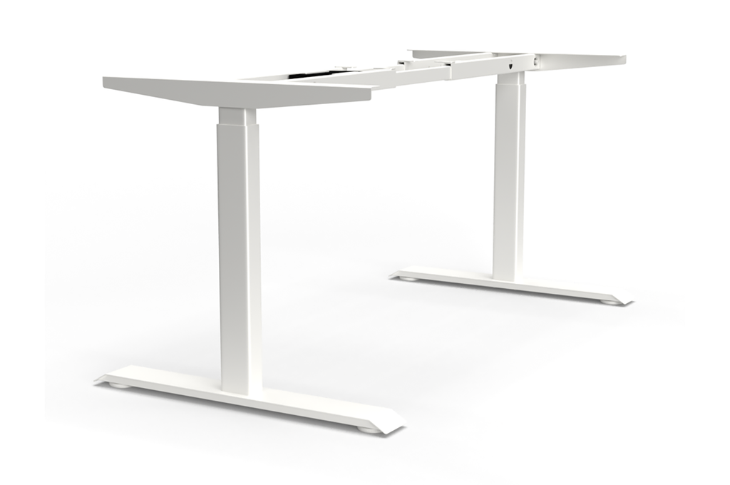 ESTRUCTURA TAULA REG. ELEC. E-MORE 2M2S P/120 KG. (700-1200 MM.) BLANC RAL9010 SD