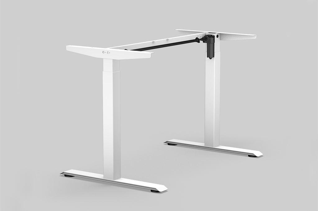ESTRUCTURA MESA REG. ELEC. E-SMART 1M2S P/80 KG. (700-1170 MM.) BLANCO SD