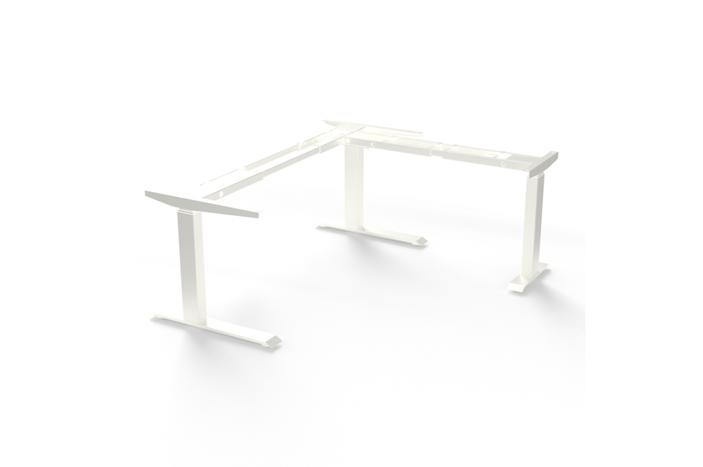 ESTRUCTURA MESA REG. ELEC. E-CORNER 90 3M3S P/180 KG. (625-1275 MM.) BLANCO SD