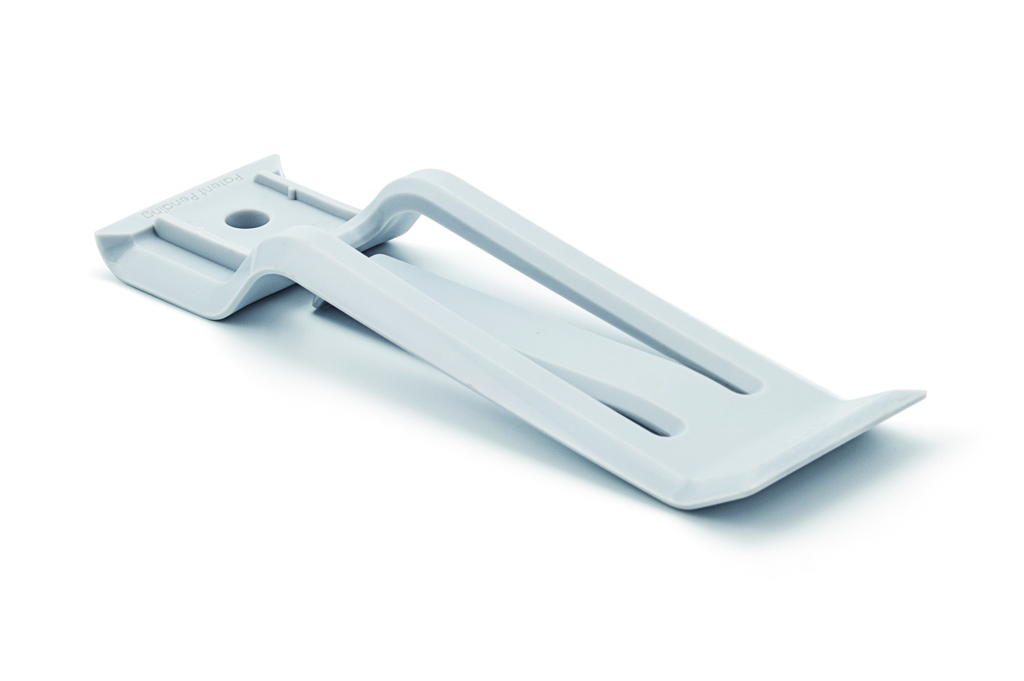 SUJETACABLES BAJO MESA FLEX GRIS