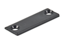 PLACA DE CIERRE 40X15X2 MM. PLASTICO NEGRO