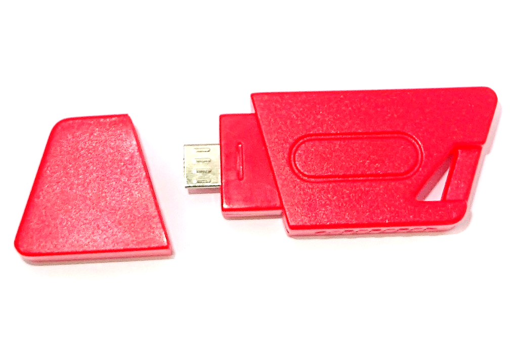 LLAVE MAESTRA USB P/CERRADURA NOKY-6 ROJO